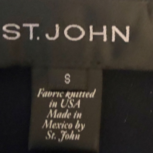 St. John Black Glitter Loose Fitting Evening Blouse  MUST SEE VIDEO - Picture 3 of 4